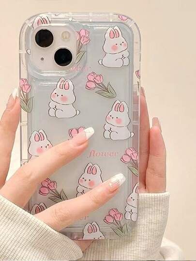 Stylish Iphone Cases, Girly Phone Cases, Rabbit Pattern, Case Ideas, Pretty Iphone Cases, Pretty Phone Cases, Hello Kitty Iphone Wallpaper, Aesthetic Phone Case, Aesthetic Phone