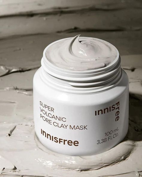 🌋✨ Unleash the power of deep cleansing with INNISFREE Super Volcanic Pore Clay Mask! ✨🌋 This Korean skincare superstar is your go-to for tackling pores and impurities with volcanic ash. 🌿💫 Its rich, mineral-packed formula works wonders to absorb excess oil, unclog pores, and refine skin texture, leaving your face feeling fresh, smooth, and incredibly clear. 💧🌟 Treat yourself to a spa-like experience and reveal a luminous, radiant complexion with every use. Your skin will thank you! 💖Availab... Korean Clay Mask, Innisfree Mask, Korean Mask, Volcanic Ash, Clay Mask, Unclog Pores, Clay Masks, Skin Texture, Deep Cleansing