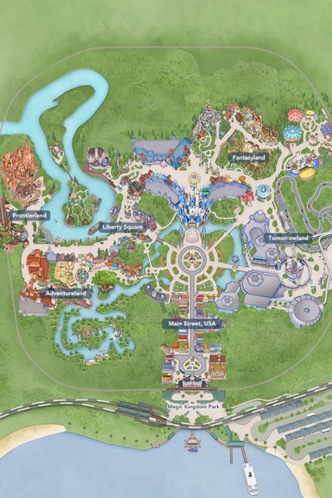 Animal Kingdom Map, Disney Park Maps, Magic Kingdom Map, Disney World Map, World Map Printable, Disney Animal Kingdom, Disney World Magic Kingdom, Disney World Florida, Disney Magic Kingdom