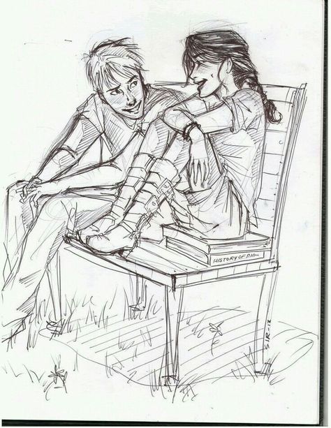 Talking for hours late at night because hours feels like minutes. #love Link Cute, Bench Drawing, Couple Sketch, Cute Couple Drawings, Wolfram, Arte Inspo, Go Crazy, Dessin Adorable, Couple Drawings