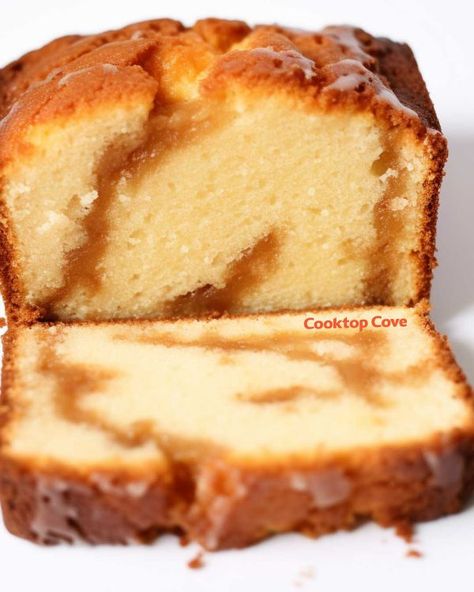 Caramel Bread Recipe, Caramel Cream Cheese Pound Cake, Cakes With Cream Cheese In Them, Loaf Bread Recipes Desserts, Carmel Coffee Cake, Vanilla Bread Loaf, Caramel Cream Cheese Bread 12 Tomatoes, Saffron Bread Recipes, Batter Bread Recipes