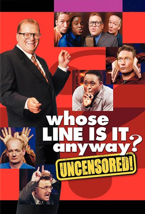 Whose Line Is It Anyway? (1998) Who's Line Is It Anyway, Ryan Stiles, Colin Mochrie, Wayne Brady, Whose Line Is It Anyway?, Drew Carey, Whose Line, Comedy Skits, Turner Classic Movies