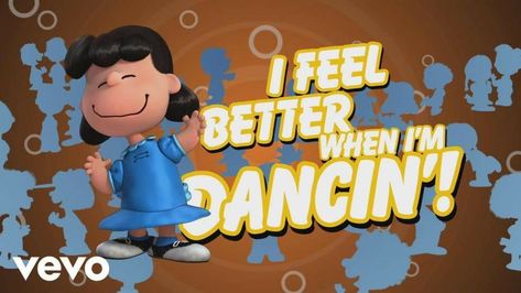 Cool Screensavers, Better When Im Dancing, Megan Trainor, The Peanuts Movie, Zumba Kids, Peanuts Movie, Morning Songs, Peanuts Cartoon, School Videos