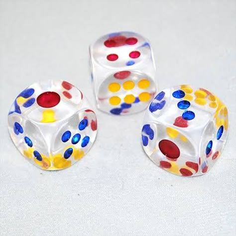 6 Sided Dice, Marble Art, Muffin Pan, Round Corner, Rounded Corners, The 4, 1 Inch, Dots, Stripes