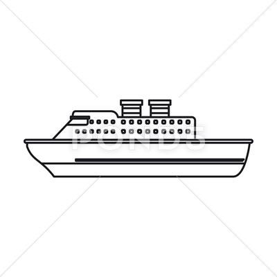 How To Draw A Cruise Ship, Cruise Ship Cartoon, Cruise Ship Drawing, Cruise Drawing, Cruise Ship Design, Ship Cruise, Earth Drawings, Beppu, Ship Design