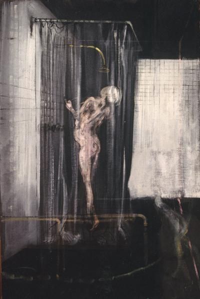 Francis Bacon Francis Bacon Art, Depth In Painting, Francis Bacon Painting, Shower Painting, Matthew Smith, Bacon Art, Robert Motherwell, Robert Rauschenberg, Henry Moore