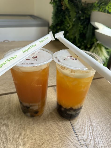 Popping boba, mango, passion fruit, coconut jelly Passion Fruit Boba, Mango Popping Boba, Boba Mango, Popping Boba, Coconut Jelly, Bubble Tea, Passion Fruit, Jelly, Mango