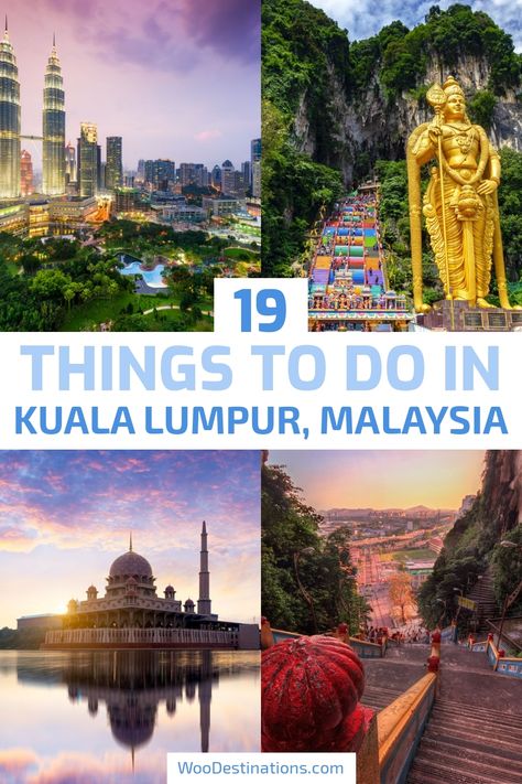 Join me on an unforgettable adventure in Kuala Lumpur! From marveling at the iconic Petronas Towers to exploring the vibrant Batu Caves, I've curated a list of 19 must-see attractions. Experience the rich culture, delectable street food, and stunning landscapes that Malaysia has to offer. Let's discover hidden gems and breathtaking views together in this vibrant city! Kuala Lumpur Bucket List, Things To Do In Kuala Lumpur, Things To Do In Malaysia, Malaysia Places To Visit, Kuala Lumpur Itinerary, Kuala Lampur, Kuala Lumpur Travel, Butterfly Park, Kuala Lumpur City