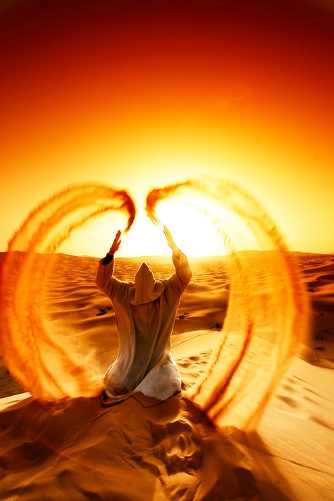 "The Desert Angel" Desert Sand, Dalai Lama, Jolie Photo, In The Desert, Mellow Yellow, Shades Of Orange, The Desert, Beautiful Photography, Sunrise Sunset