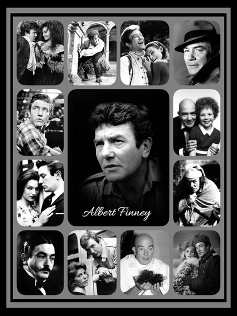 Albert Finney | created by Diane Yoder | 2021 Albert Finney Scrooge, Albert Finney, Claire Denis Film, Daisy Kenyon 1947, Alice In Wonderland Movie 1951, Classic Film Stars, Film Stars, Cowboy And Cowgirl, Favorite Actors