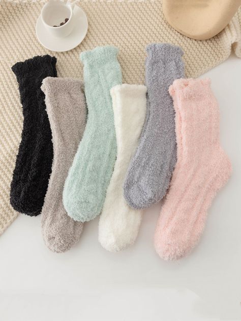 Cute Socks Fluffy, Aesthetic Fuzzy Socks, Long Fuzzy Socks, Fizzy Socks, Socks Fuzzy, Fussy Socks, Soft Socks, Winter Socks Women, Fluffy Socks Aesthetic