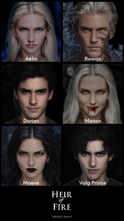 Heir Of Fire, Throne Of Glass Characters, Glass Portrait, Art Breeder, Throne Of Glass Fanart, Fire Fans, Throne Of Glass Books, Throne Of Glass Series, Sarah J Maas Books