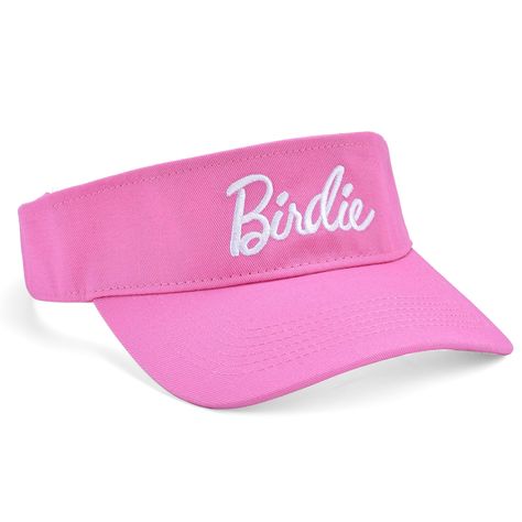 PRICES MAY VARY. 100% cotton adjustable pink golf visor with "birdie" embroidered logo. Features a built-in sweatband, perfect for hot days on the course. Ideal gift for women golfers who love stylish and funny golf accessories. Available in various colors, including pink and white. This visor is pink with high quality white embroidery. Cute and comfortable, perfect for enhancing any women's golf outfit. Discover the perfect blend of style and functionality with our women's golf visor, featuring Women’s Golf Accessories, Pink Golf Outfit, Golf Accessories Ladies, Golf Visor, Women Golfers, Golf Humor, Golf Tournament, Golf Accessories, Golf Outfits Women