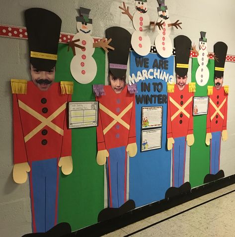 Nutcracker School Hallway Decorations, Nutcracker School Decorations, Nutcracker Hallway Decorations, Nutcracker Classroom Decorations, Nutcracker Door Decorating Ideas, Nutcracker Bulletin Board Ideas, Nutcracker Door Decorations For School, Nutcracker Classroom Door, Nutcracker Bulletin Board