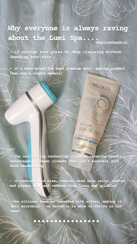 Lumispa Nuskin, Nuskin Lumispa, Nuskin Products, Makeup You Need, Comfortable In Your Own Skin, Facial Devices, Reduce Pore Size, Beauty Devices, Making A Difference