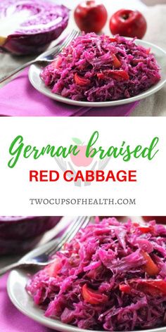 German Red Cabbage, Red Cabbage Recipe, Fish Fried, German Food Authentic, Red Cabbage Recipes, Braised Red Cabbage, Braised Cabbage, Cabbage Recipe, Grain Bowl