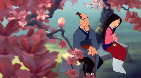 Father and Daughter Disney Character Names, Disney Princess Names, Mulan Movie, Mulan Disney, Disney Quotes, Pixie Dust, Mulan, Disney Love, Disney Magic