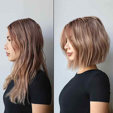 Ah-mazing! 25 Neck-Length Blunt Bobs That'll Make Everyone Look Twice Neck Length Hair Cuts, Fluffy Bob, Above Shoulder Length Hair, Neck Length Hair, Shoulder Haircut, Bob Cuts, Corte Bob, Embracing Change, Brunette Balayage Hair