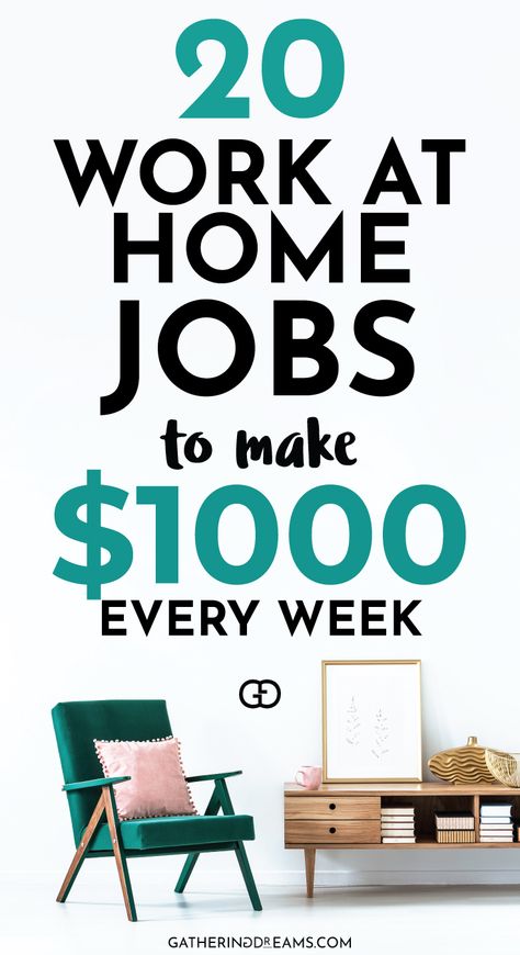 Do you want to make money from home? If so, you have to check out these work from home jobs. In this article you can see how much each job pays and how you can get started. Start to make money online today! #howtomakemoney #makemoneyfromhome #onlinejobs #makemoneyonline #makemoney #workfromhome Haut Routine, Work At Home Jobs, Work From Home Companies, At Home Jobs, Legit Work From Home, Job Ideas, Online Jobs From Home, Theme Template, Easy Work