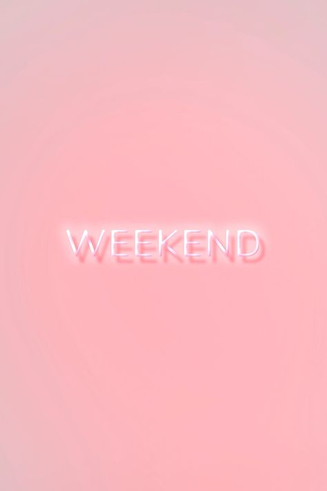 Word Typography, Weekend Aesthetic, Nail Instagram, Theme Divider, Collage Pictures, Rest Time, Neon Words, Free Illustration Images, Cool Backgrounds Wallpapers