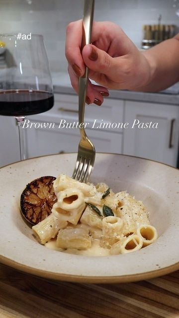 Brown Butter Limone Pasta, Brown Butter Lemon Pasta, Type Of Pasta, Barilla Pasta, Butter Pasta, Pasta Bar, Ricotta Pasta, Easy Pasta Dishes, Lemon Pasta