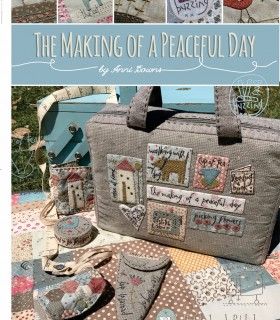 Hatched And Patched, Anni Downs, Peaceful Day, Sewing Case, Water Bottle Covers, Drink Bottle, Diy Quilt, Bottle Cover, Day Book