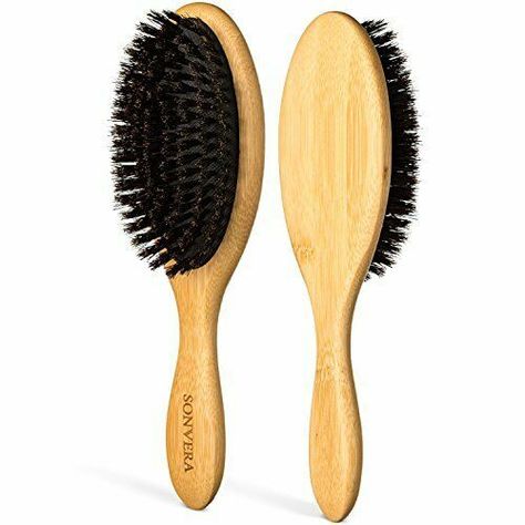 Mens Hair Brush, Boar Hair Brush, Boar Brush, Bristle Hair Brush, Bamboo Hair Brush, Thinning Thick Hair, Straightening Hair, Boar Bristle Hair Brush, Natural Hair Brush