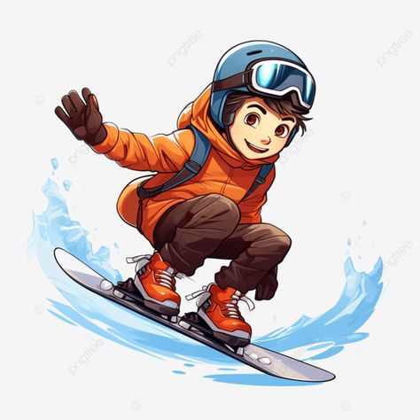 oy character clip art participating in winter sports like skiing or snowboarding boy clipart winte Anime Snowboard, Ski Cartoon, Snowboard Drawing, Snow Cartoon Winter, Snowboarding Watercolor, Baby Gender Reveal Announcement, Cartoon Snowboarder, Gender Reveal Announcement, Baby Gender Reveal