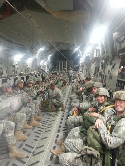 C-17 Hollywood Jump From My Daughter Serving in the US ARMY Fort Bragg, NC  82nd Airborne  68W Airborne Combat Medic Us Army Airborne, Army Airborne, 68w Combat Medic, Paratrooper Airborne, Army Camp, Usa Army, Us Army Infantry, Airborne Ranger, Military Motivation