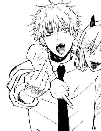 Chainsaw Man Matching Pfp, Matching Pfp Icons, Power Manga, New Profile Picture, Best Chainsaw, Duos Icons, Man Icon, Pfp Icons, Couples Icons