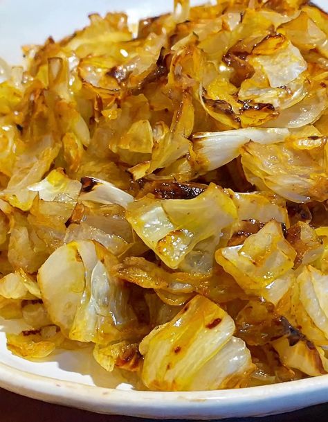 Fried Caramelized Cabbage And Onions Roasted Cabbage Wedges With Onion Dijon Sauce, German Fried Cabbage, Fried Cabbage And Onions, Cabbage Onion Recipe, Chinese Fried Cabbage, Cabbage Wrapped Brats, Carmalized Cabbage, Cabbage And Onions Sauteed, Angel Hair Cabbage Recipes