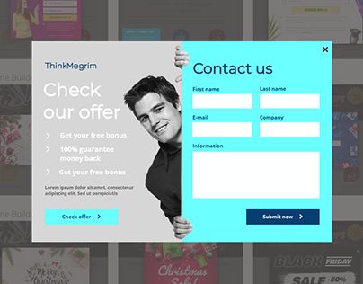 Website Pop Up Design, B2b Website, Subscribe Form, Email Marketing Inspiration, Email Form, Contact Form, Marketing Campaign, Form Design, Think About It