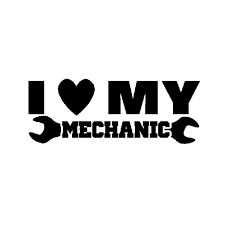 QYPF 16CM*6CM Interesting I LOVE My Mechanic Vinyl Decoration Car Sticker Decal Black Silver C15 2529|Car Stickers| - AliExpress Mechanic Boyfriend Aesthetic, Mechanic Decals, Mechanic Quotes, Mechanic Boyfriend, Mechanic Shop Decor, Mechanics Quotes, Christmas Svg Files Free, Mechanics Aesthetic, Car Sticker Ideas