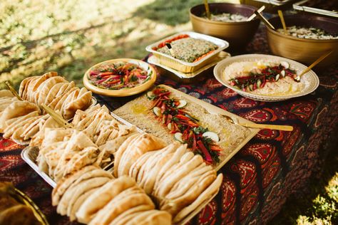 Mediterranean Food Bohemian Wedding Pagan Wedding Food, Bohemian Party Food, Wedding Mediterranean Food, Wedding Food Mediterranean, Jewish Wedding Food, Mediterranean Food Wedding, Mediterranean Wedding Food, Vegetarian Wedding Food, Mediterranean Buffet