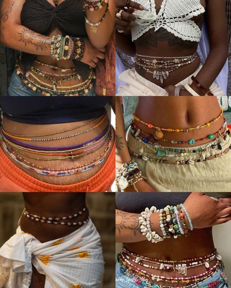 🔮 Earthy Core ✨ . . . . . . . #blackearthygirl #waistbeads #beadedbraids #fauxlocs #rings #ringstack #headwrapqueen #headwraps #blackwomen #blackgirls #ａｅｓｔｈｅｔｉｃ #aesthetic 🖼️ Pinterest ~ Cr : Black Women Earthy Aesthetic, Alternative Black Women Aesthetic, Waist Beads Black Women, Hippie Black Woman, Earthy Black Women, Earthy Baddie, Earthy Black Woman Aesthetic, Black Hippie Aesthetic, Earthy Black Woman