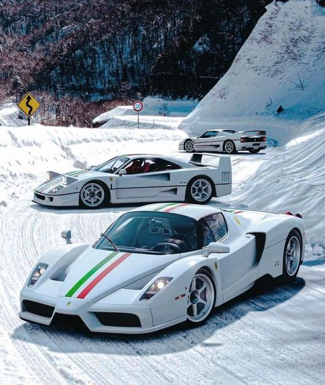 Europe Car, White Ferrari, Ferrari Enzo, Gt Cars, Ferrari F40, Street Racing Cars, Ferrari Car, Ferrari F1, Classy Cars