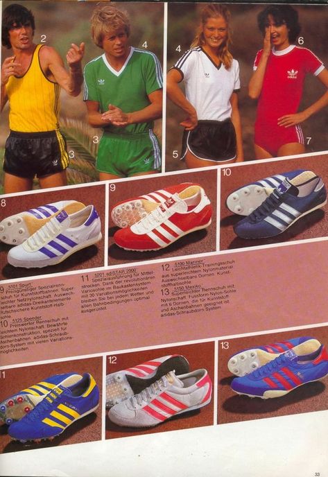 Vintage Sports Clothing, 1980s Fashion Trends, Adidas Shoe, 1980’s Fashion, Adidas Shoes Originals, Adidas Retro, Sports Boys, Vintage Sportswear, Vintage Classics