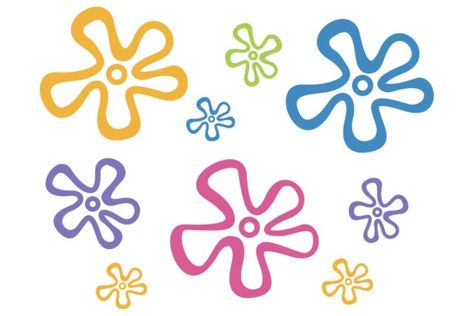 How To Draw Spongebob Flowers, Cricut Measurements, Spongebob Flowers, Spongebob Tattoo, Svg Earring, Sticker Images, Spongebob Cartoon, Spongebob Drawings, Spongebob Birthday Party