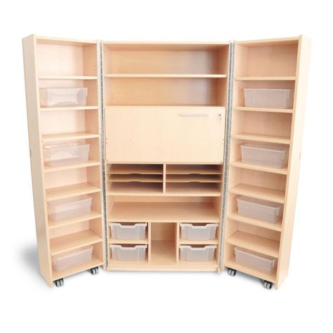 Whitney Brothers WHT-WB0831 Craft Storage Cabinets, Center Organization, Open Sesame, Storage Center, Organization Station, Craft Cabinet, Craft Room Design, Steel Cabinet, Office Crafts