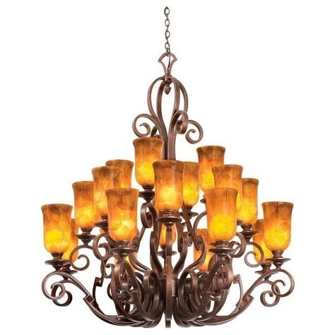 Ibiza 20-Light Chandelier, Antique Copper, Neutral Swirl - Traditional... ❤ liked on Polyvore featuring home, lighting, ceiling lights, traditional chandeliers, traditional ceiling lights, traditional lighting, kalco light and traditional lamps Spanish Lighting, Traditional Chandeliers, Traditional Ceiling Lights, Kalco Lighting, Chandelier Antique, Custom Light Fixtures, Traditional Lamps, Copper Chandelier, Copper Lamps