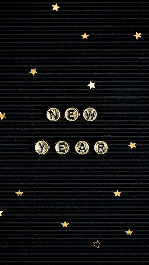 New Years Eve Aesthetic Wallpaper, New Years Wallpapers Aesthetic, New Year's Eve Wallpaper, Happy New Year Calligraphy, Christmas Wallpaper Iphone, Word Typography, New Year Words, Happy New Year Wallpaper, New Year Pictures