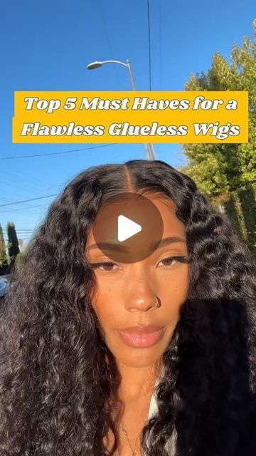 Afsisterwig store on Instagram: "Must have for a flawless glueless install🧡 Tok: lovelybryana . Get what you need to know of wig and hair🥰 . Stay tuned for more🙌 9X6 HD closure wig💃 #linkinbio Link: https://bit.ly/3Wh6FcT . ------------------------------ Wig experts and hair factory owners🤍  #gluelesswig #bussdownwig #wigtips #straighthair #rawhairwig #wigcustomization #wigtutorial #haitstyle #hairstylistmagic #wiglover #wigstyle #wiginstall #lacefrontwig #wig #flatwig #hotcomb #stepbystepwiginstall #wiginstall" Glueless Wigs For Black Women, Glueless Wig Styles, Glueless Lace Front Wigs, Gluess Wig Styles, Glueless Wig Hairstyles, Glueless Wigs Black Women Install, Cheap Wig Hacks, How To Put On Glueless Wig, Glueless Wig