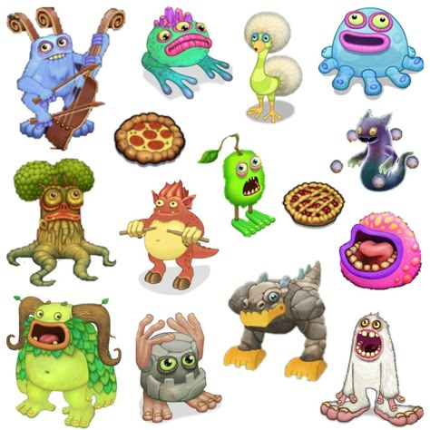 Singing Monster Cake Topper Printable, Singing Monsters Cake, Wubbox My Singing Monster, My Singing Monsters Characters, Birthday Boy Theme, Drake's Birthday, Monster Birthday Cakes, Magical Monster, My Singing Monsters