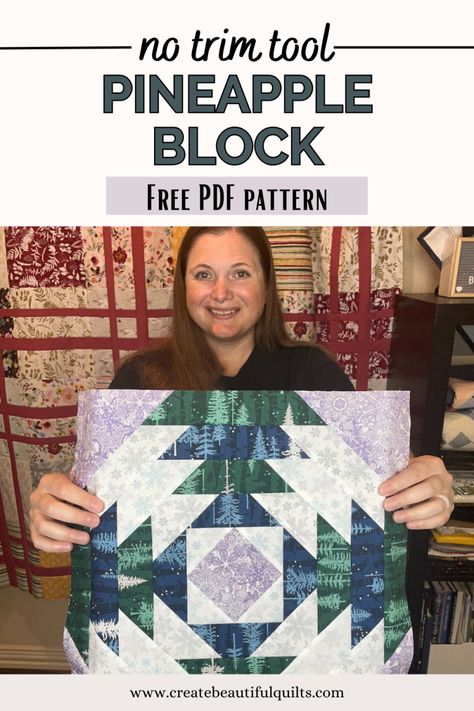 Pineapple Block Quilts Ideas, Pineapple Quilt Block Pattern Free, Pineapple Block Quilt Pattern, Pineapple Quilt Pattern Free, Pineapple Quilt Pattern, Pineapple Block, Pineapple Quilt Block, Pineapple Quilts, Missouri Star Quilt Company Tutorials