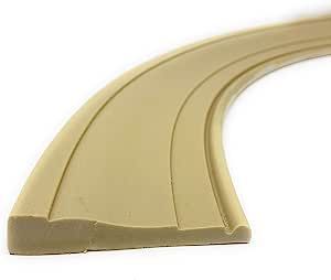 FLEXTRIM #445: Flexible Casing Molding: 11/16" Thick x 3.25" Wide - PRE Curved to fit Half Round Windows 26" to 32" Diameter - - Amazon.com Curved Molding, Round Windows, Flexible Molding, Round Window, Molding, Bathrooms, Kitchens, Thing 1, Trim