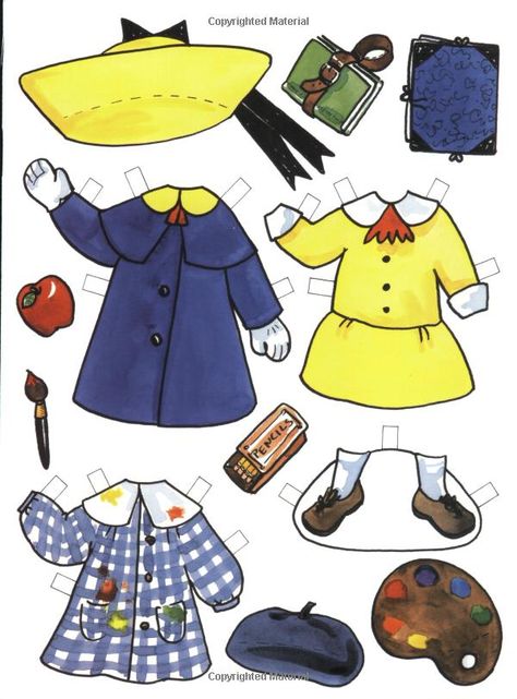 Amazon.com: Madeline Paper Dolls (Viking Kestrel picture books) (9780670856015): Ludwig Bemelmans, Jody Wheeler: Books Madeline Book, Madeline Doll, House In Paris, Ludwig Bemelmans, French Armoire, Paris Theme Party, Five In A Row, Outfits For School, Paris Party