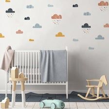 Nordic clouds wall stickers | Etsy Cloud Decal, Mint Walls, Cloud Wall Decal, Nordic Color, Heart Wall Stickers, Wall Pattern, Nursery Mural, Room Stickers, Nursery Wall Stickers