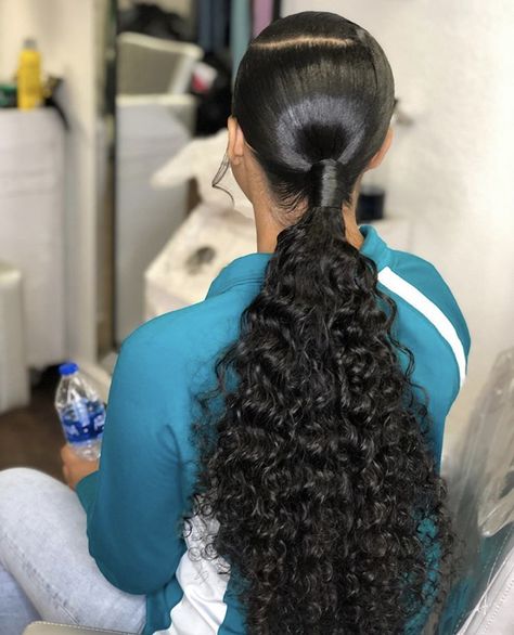 Low Curly Ponytail Weave, Low Curly Ponytail, Curly Ponytail Weave, Ponytail Weave, Curly Weave, Weave Ponytail, Curly Weaves, Curly Ponytail, Deep Curly