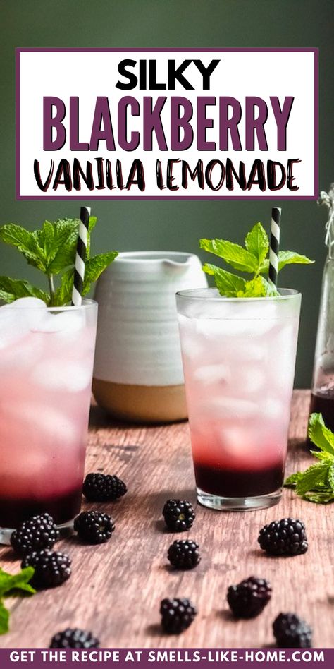 Blackberry Lemonade Recipe, Blackberry Bourbon Lemonade, Blackberry Tea Recipe, Blackberry Drinks Non Alcoholic, Blackberry Mead Recipe, Black Drinks Non Alcoholic, Blackberry Punch Non Alcoholic, Blackberry Simple Syrup, Non Alcoholic Drink Recipes