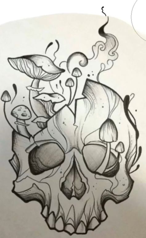 Men Tattoos, Skulls Drawing, Tattoo Design Book, Halloween Painting, Tattoo Art Drawings, Skull Drawing, A Skull, Pencil Art Drawings, Flash Art